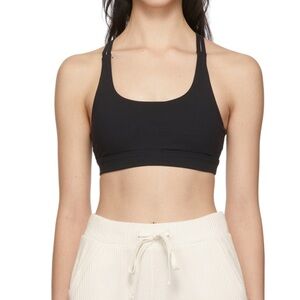 ALO Yoga Black Suspension Sports Bra Top